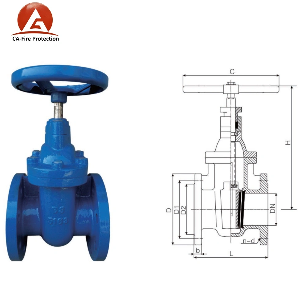 High Pressure Resilient Seat Soft Seal ANSI 150 Gate Valve with Prices