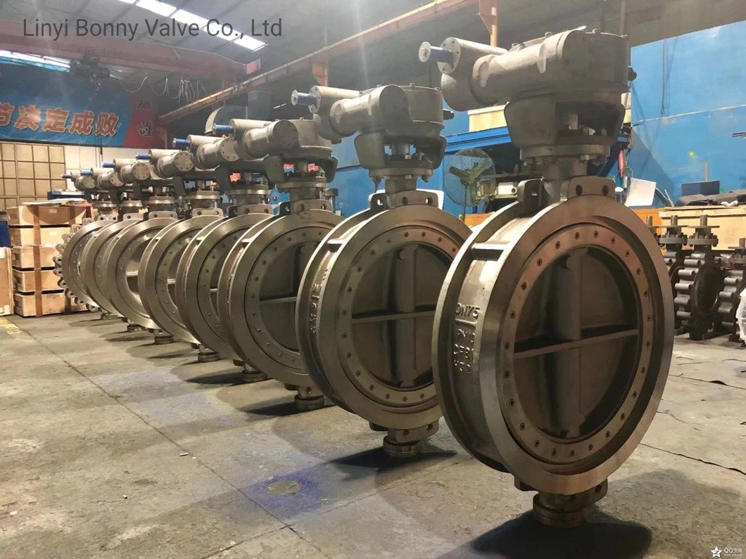 Pn10/Pn16 Keystone Triple Offset Stainless Steel Valve Butterfly Pneumatic Price List Electric Wafer Butterfly Valve