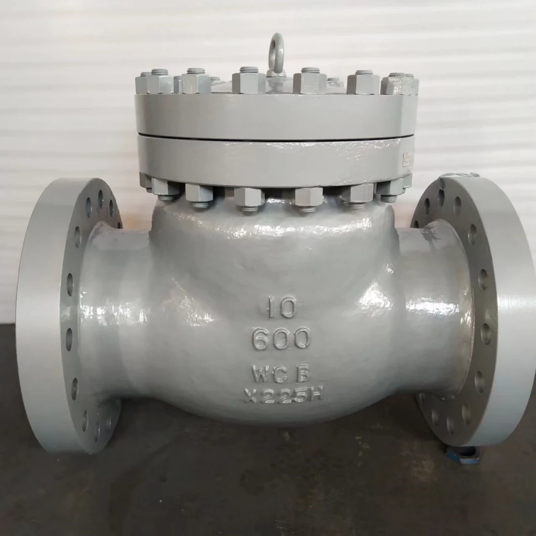 API Cast Steel Pressure Seal 316 Stainless Steel Swing Non Return Check Valve