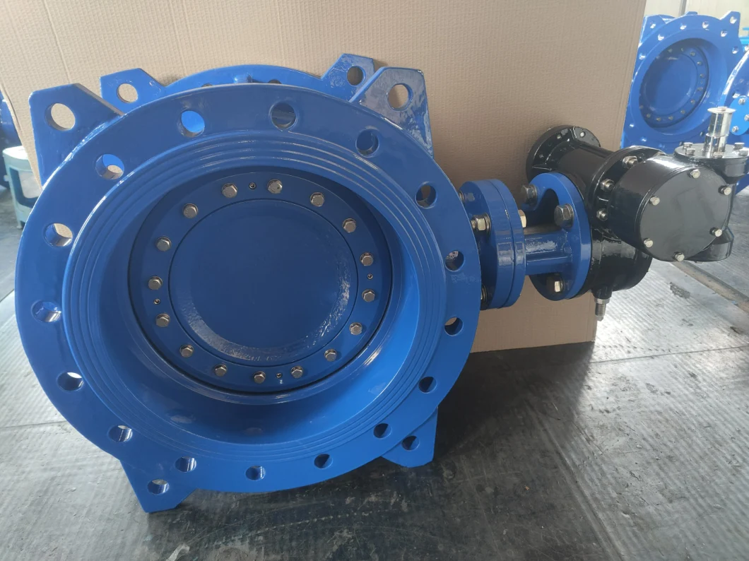 CS Ss 150lbs 300lbs 600lbs Triple Offset Butterfly Valve for Sea Water Flange