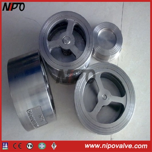 Stainless Steel Spring Loaded Wafer Type Lift Check Valve